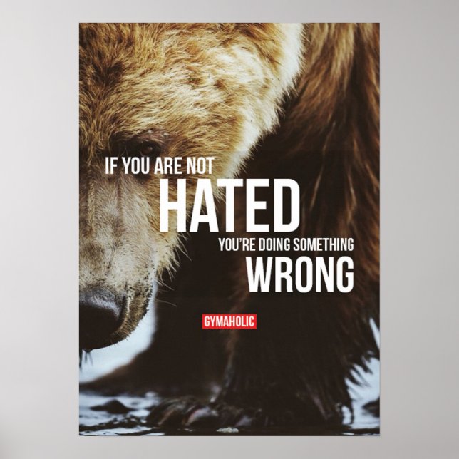 Workout Motivational Poster (Front)