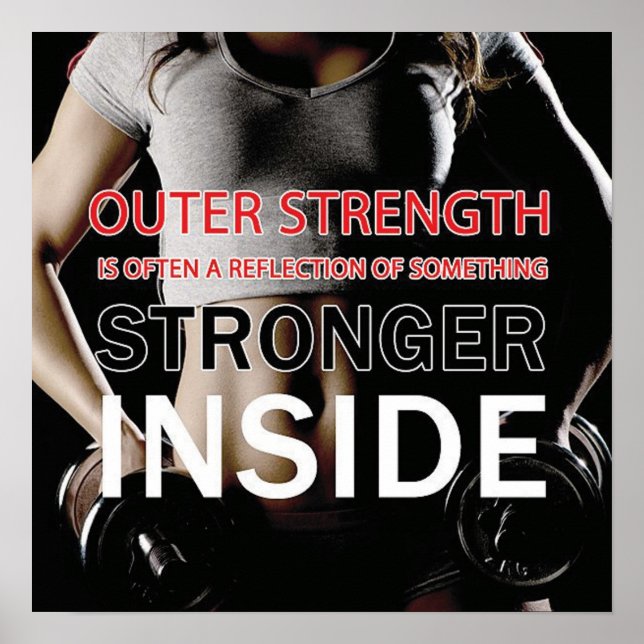 Workout Motivational Poster (Front)