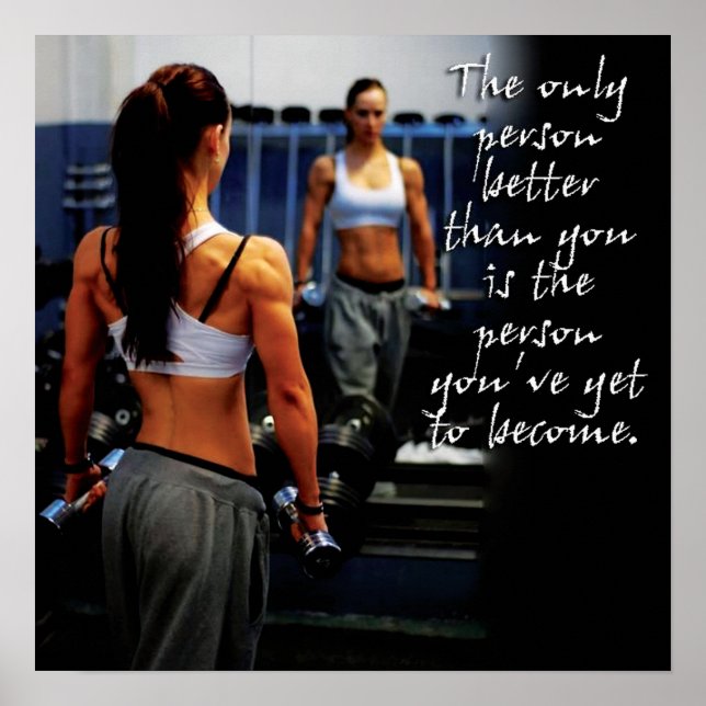 Workout Motivational Poster (Front)
