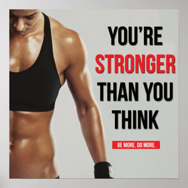 Workout Motivational Poster (Front)