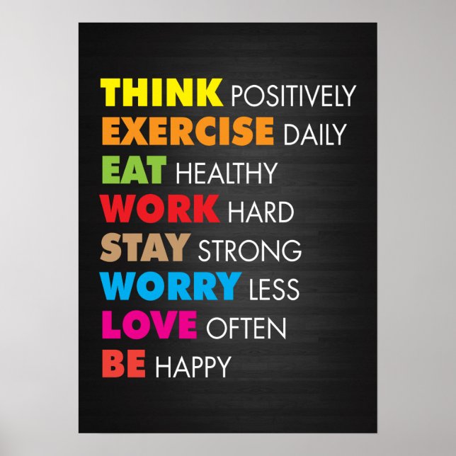 Workout Motivational Poster (Front)