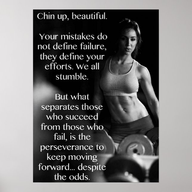 Workout Motivational Poster (Front)