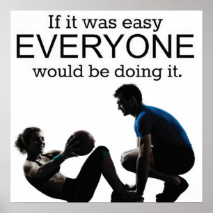 Workout Motivational Poster