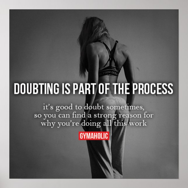 Workout Motivational Poster (Front)