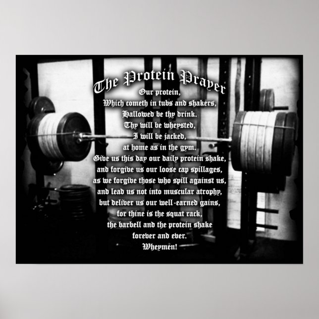 Workout Motivational Poster (Front)