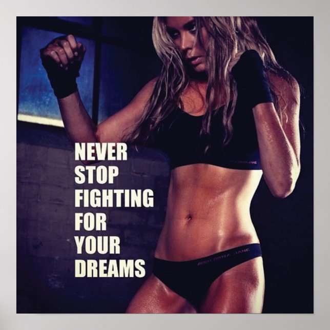 Workout Motivational Poster (Front)