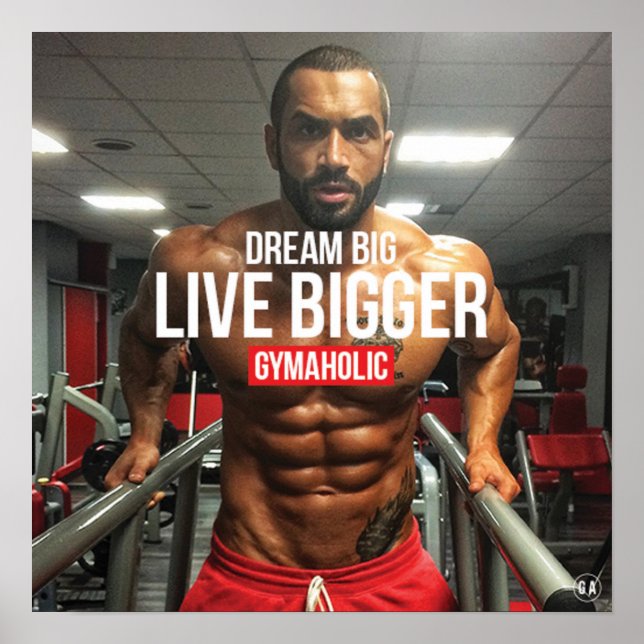 Workout Motivational Poster (Front)