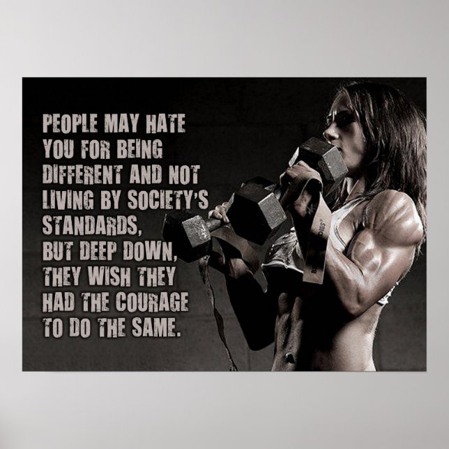 Workout Motivational Poster (Front)