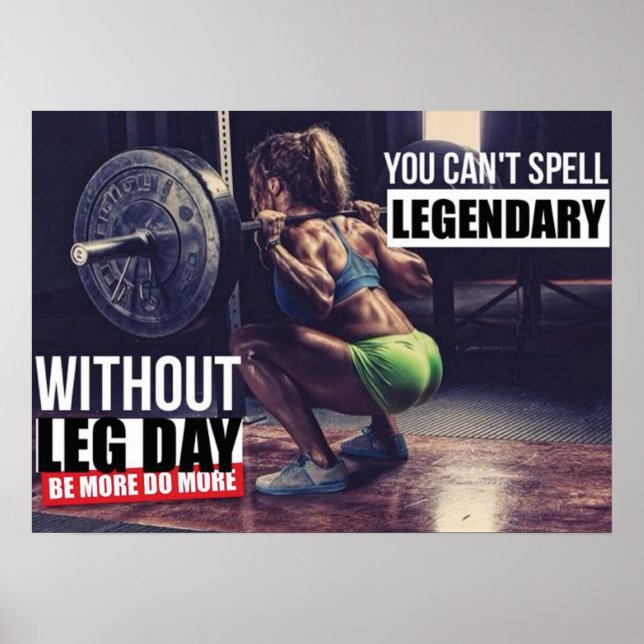 Workout Motivational Poster (Front)