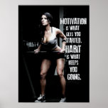 Workout Motivational Poster at Zazzle