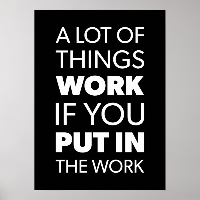 Workout Motivational Poster (Front)