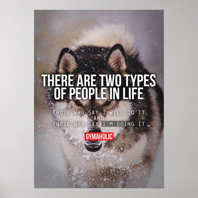 Workout Motivational Poster (Front)