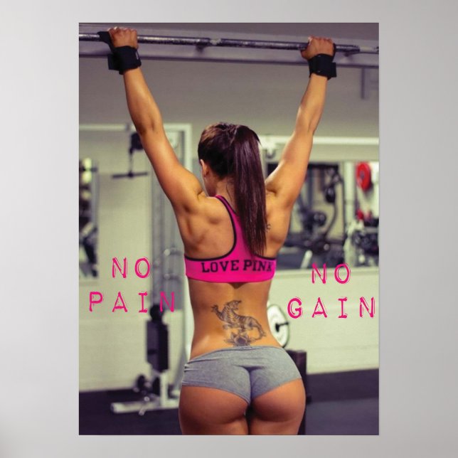 Workout Motivational Poster (Front)