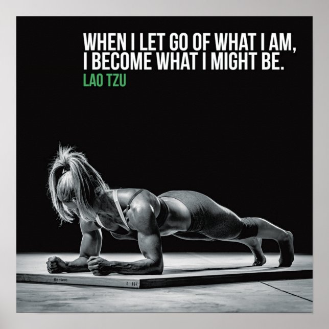 Workout Motivational Poster (Front)