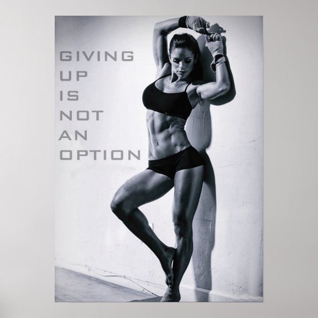 Workout Motivational Poster (Front)