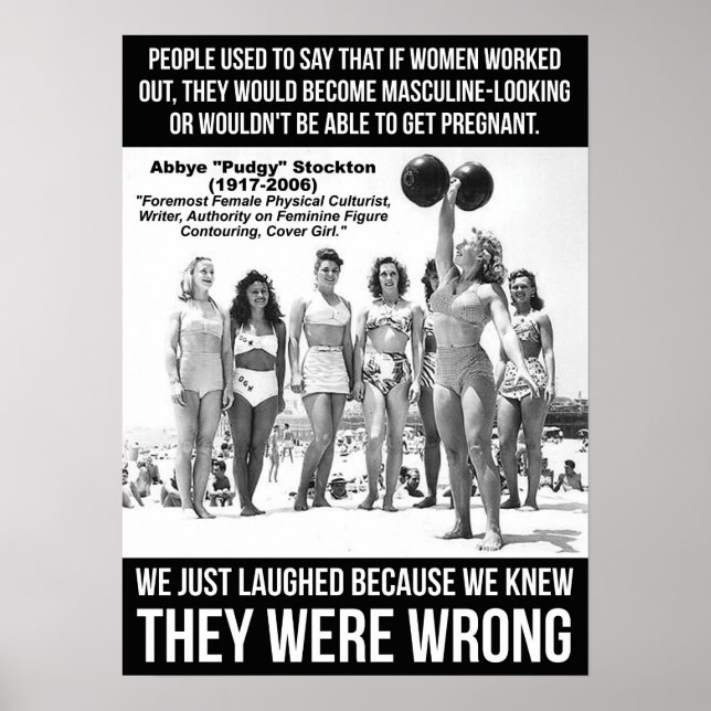 Workout Motivational Poster (Front)