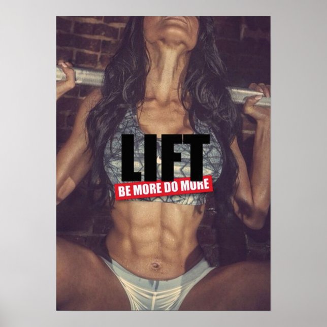 Workout Motivational Poster (Front)