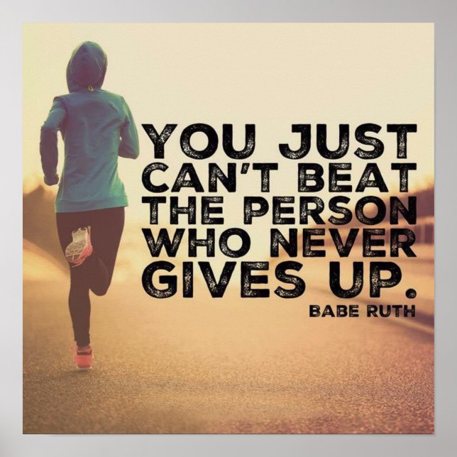 Workout Motivational Poster (Front)