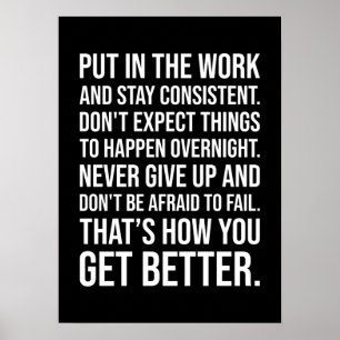 Workout Motivational Poster