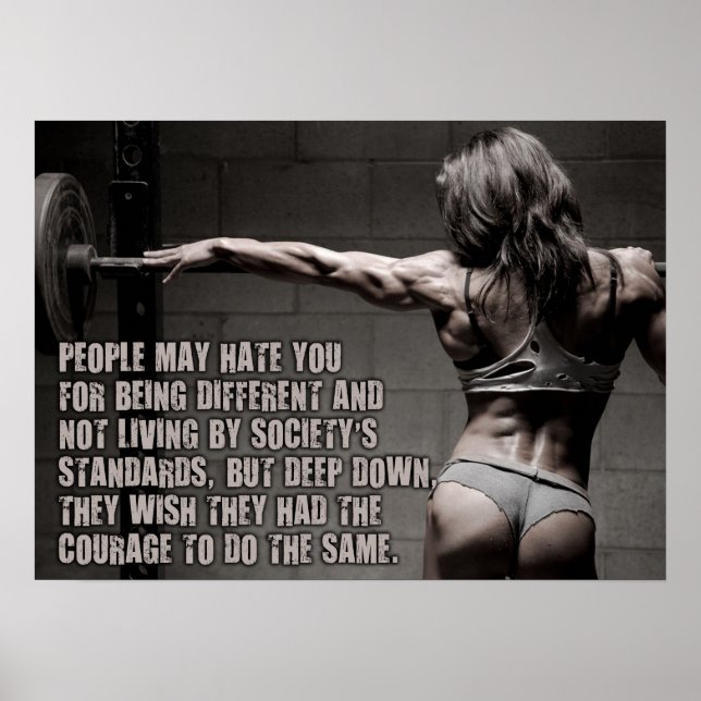 Workout Motivational Poster (Front)