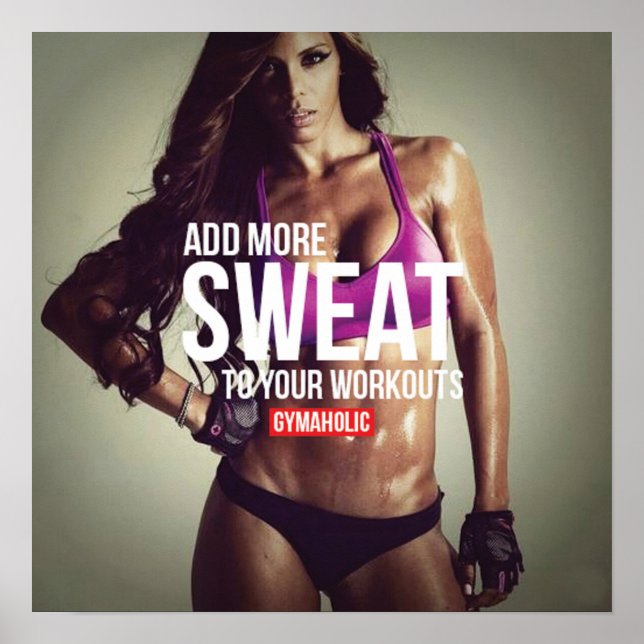 Workout Motivational Poster (Front)