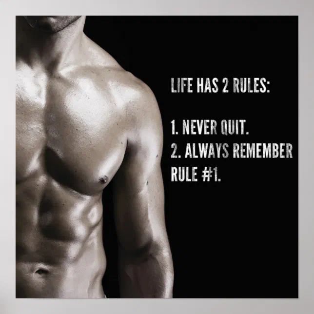 Workout Motivational Poster | Zazzle