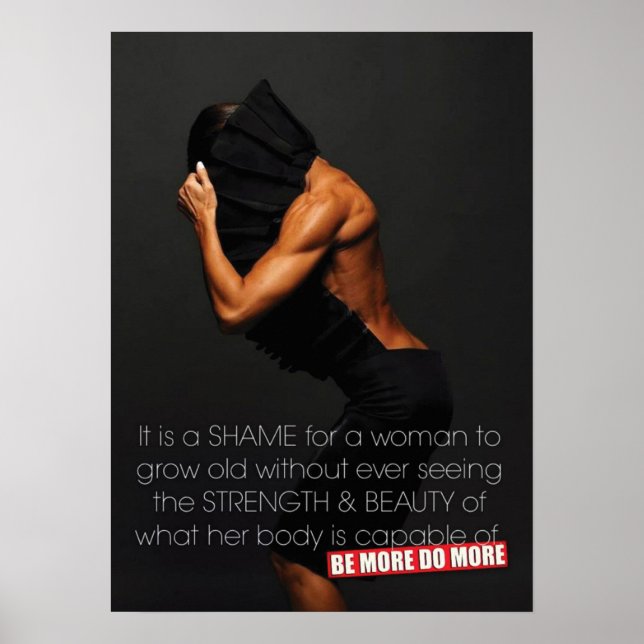 Workout Motivational Poster (Front)