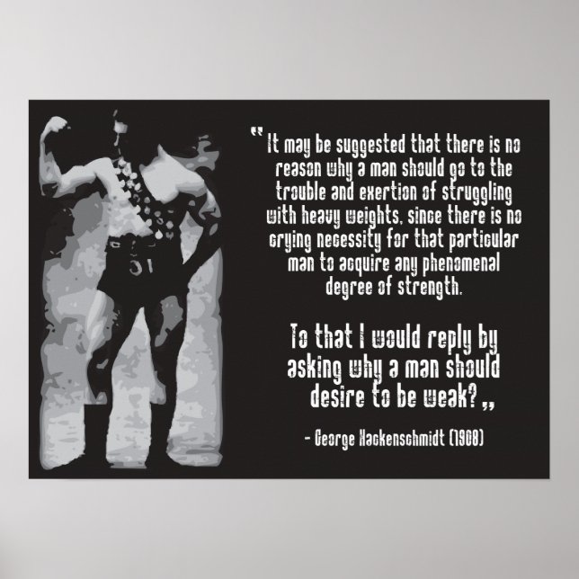 Workout Motivational Poster (Front)