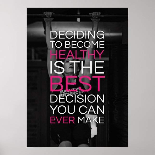 Workout Motivational Poster (Front)