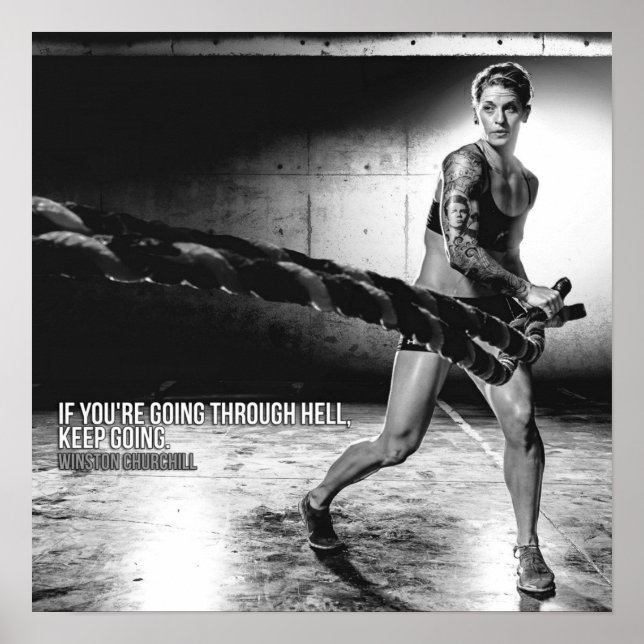 Workout Motivational Poster (Front)