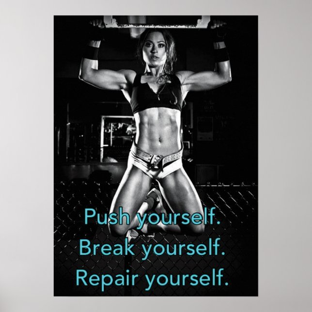 Workout Motivational Poster (Front)