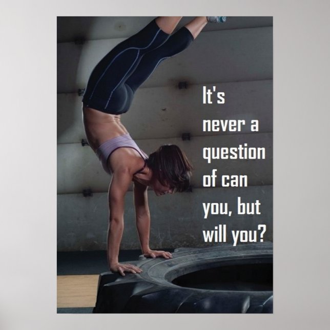 Workout Motivational Poster (Front)