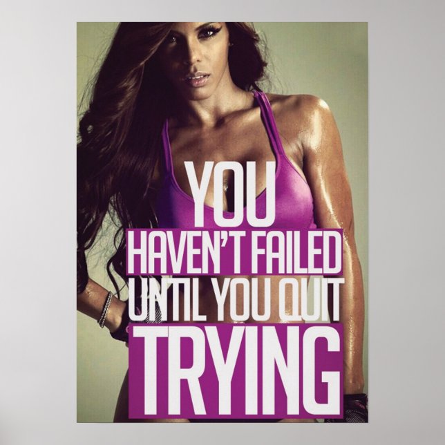 Workout Motivational Poster (Front)