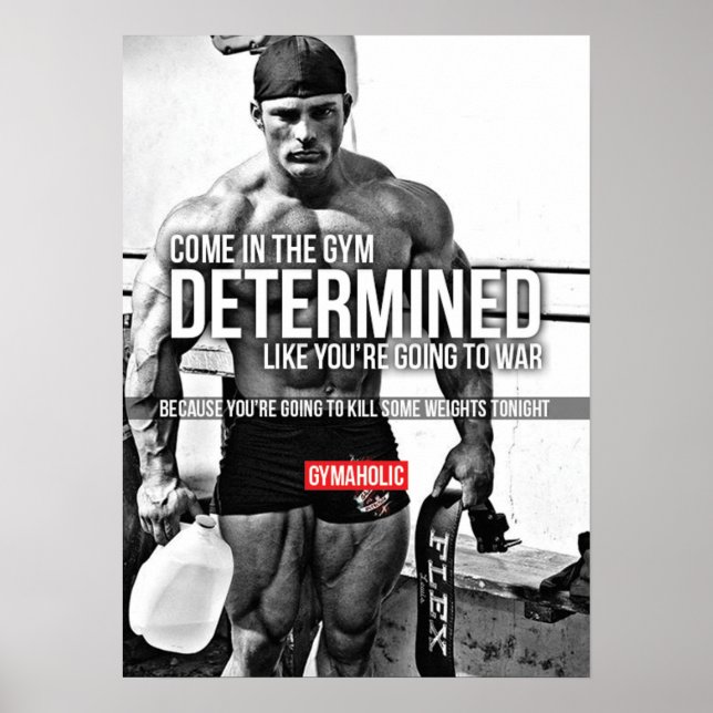 Workout Motivational Poster (Front)