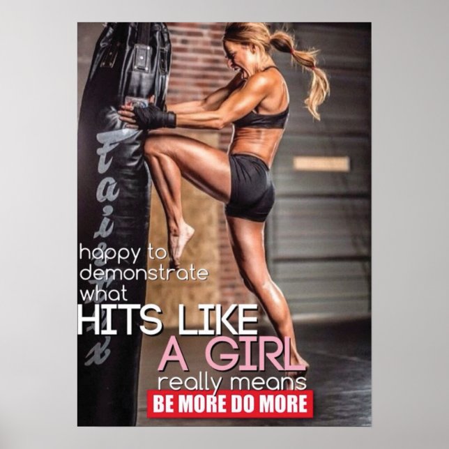 Workout Motivational Poster (Front)