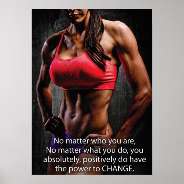 Workout Motivational Poster (Front)