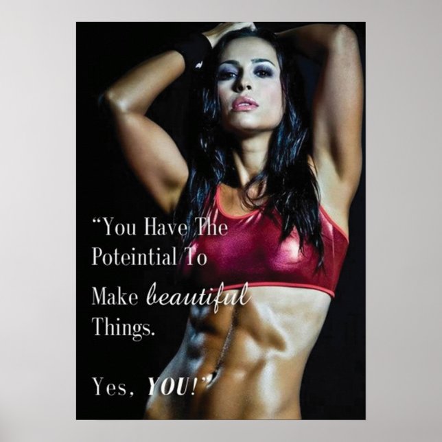 Workout Motivational Poster (Front)