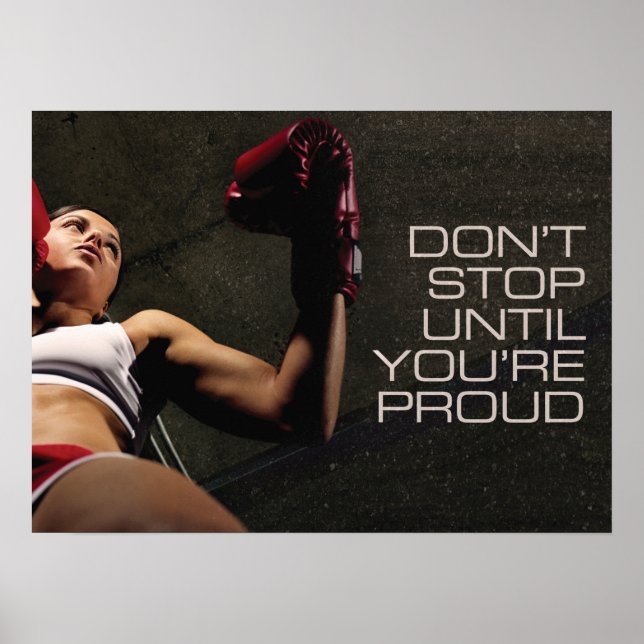 Workout Motivational Poster (Front)