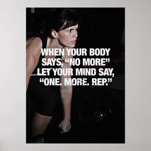 Workout Motivational Poster