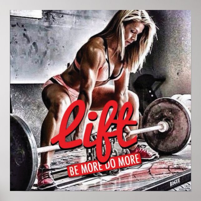 Workout Motivational Poster (Front)