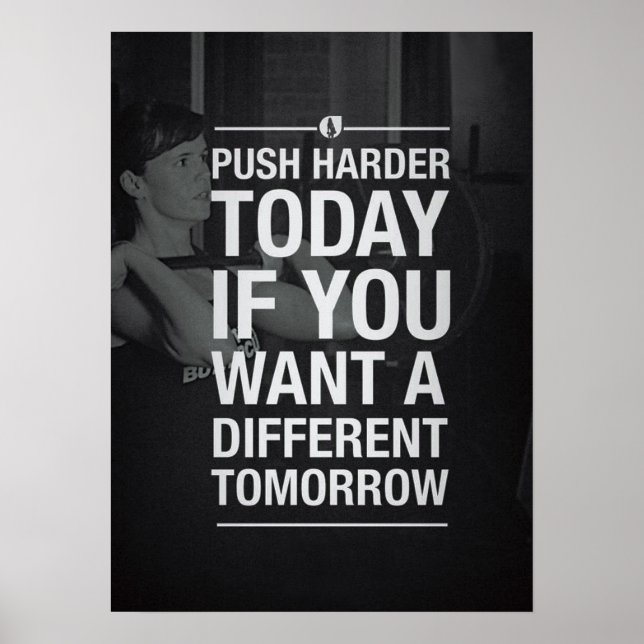 Workout Motivational Poster (Front)