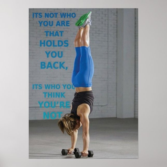 Workout Motivational Poster (Front)