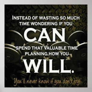 Workout Motivational Poster