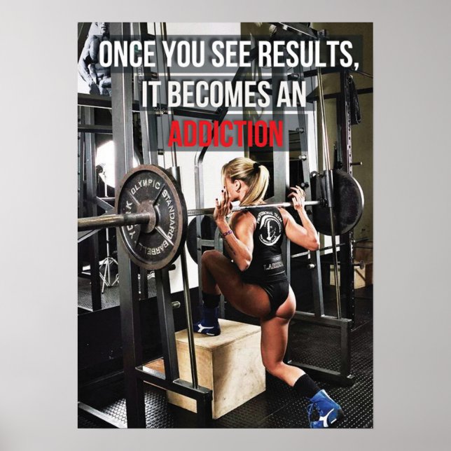 Workout Motivational Poster (Front)