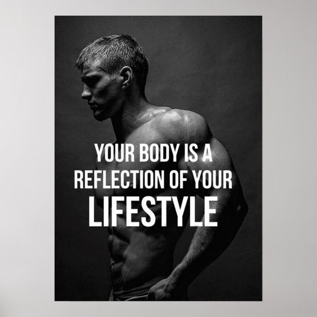 Workout Motivational Poster (Front)
