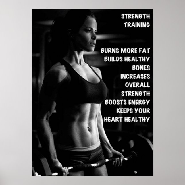 Workout Motivational Poster (Front)