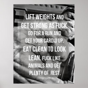 Workout Motivational Poster
