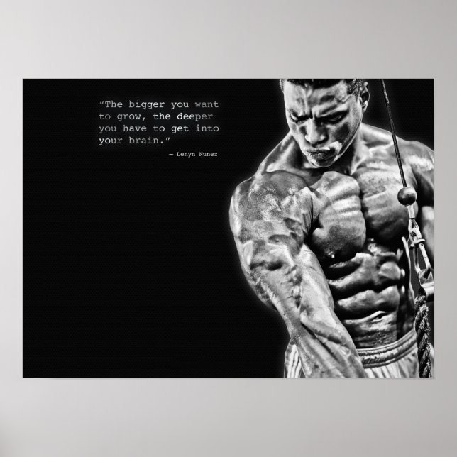 Workout Motivational Poster (Front)