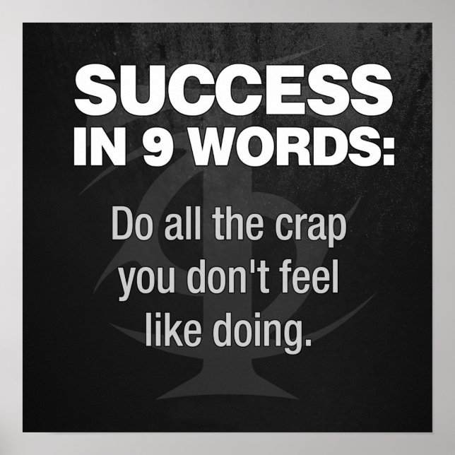 Workout Motivational Poster (Front)