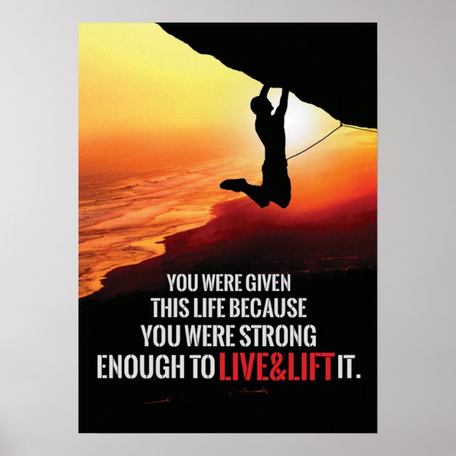 Workout Motivational Poster (Front)